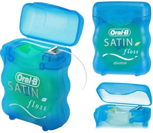 ORAL-B SATÉNOVÁ FLOSS MINT DENTAL Flosser WAXED MINT 25m
