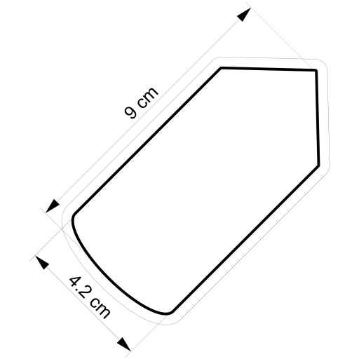 Formička Vykrajovačka na perníčky School Science Matura Pastelka 4 9cm