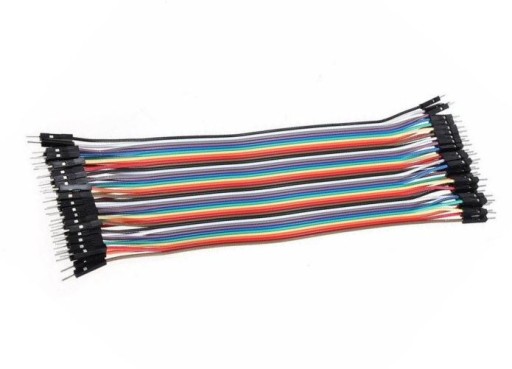 Vodiče štartovacie káble DuPont 40 ks samec-samec Arduino ESP FV