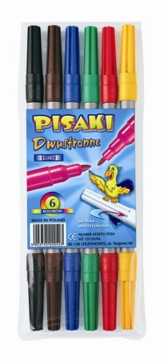 6X KAMET OBOJSTRANNÉ ZNAČKY DO ŠKOLY, 6 FAREB