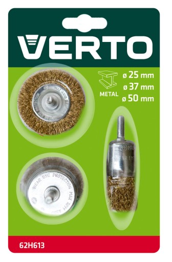 DRÔTENÉ KOTÚČOVÉ KEFY, 3 KS.