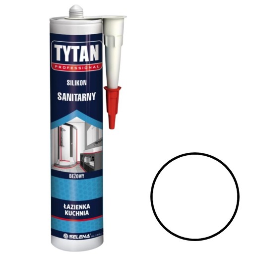 Sanitárny silikón biely 280 ml Titanium