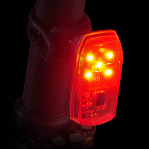 BREAK 5 LED ZADNÉ SVETLO NA BICYKEL 2 REŽIMY IPX44
