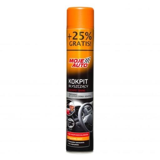 MOJE AUTO NA LEŠTENIE PLASTOV/KOCKPIT 750ML