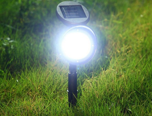 SOLÁRNE LAMPY Záhradný LED REFLEKTOR Smerový SNÍMAČ SKYPER PREPUNCH-IN