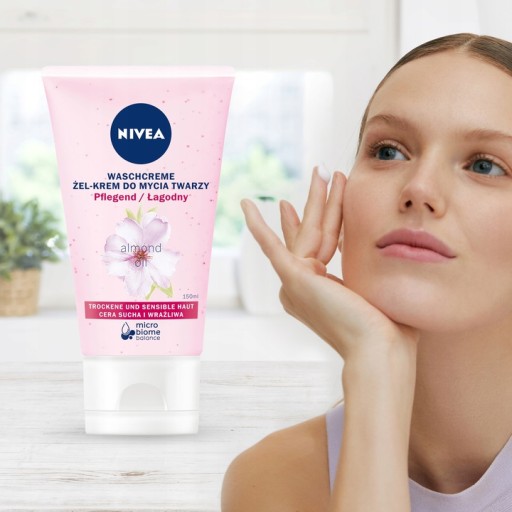 NIVEA Gélový čistiaci krém na tvár pre suchú pleť 150 ml