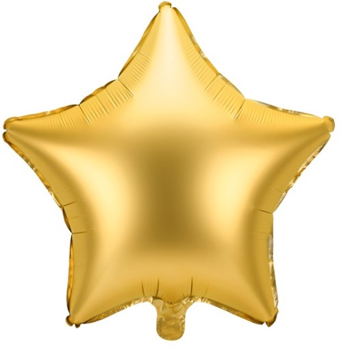 Fóliový balón Star Zlatá hviezda narodeninové svadobné svadobné prijímanie 48cm