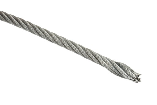 Oceľové lano pozinkované 6 mm, cena za 1 meter