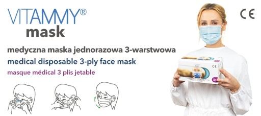 OCHRANNÁ CHIRURGICKÁ MASKA JEDNORAZOVÁ ČIERNA 50 KS