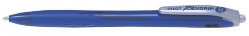 Výsuvné guľôčkové pero Pilot RexGrip modré x2