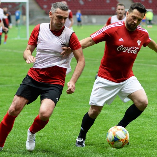 Futbalová reklama na bežecké tričko S