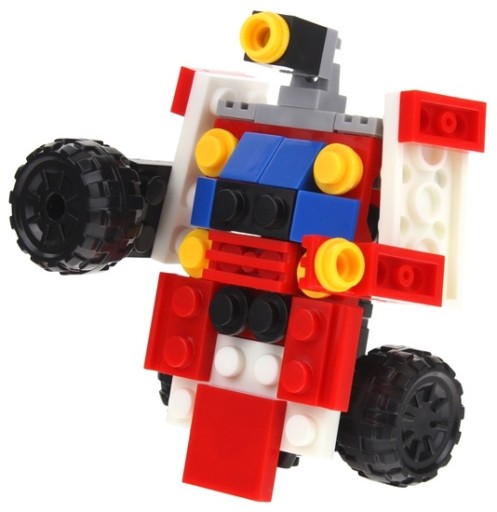 Stavebné bloky City 2v1 hasičský robot