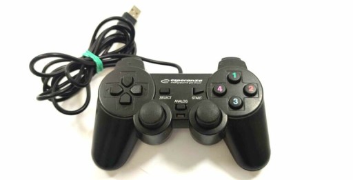 GAMEPAD PC USB WARRIOR BLACK ESPERANZA