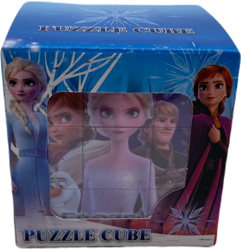 Náučné puzzle Logická kocka 3x3 Frozen II