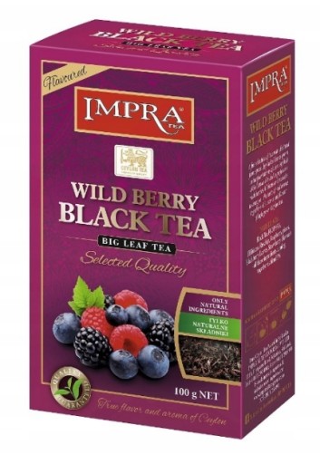 Impra Wildberry čierny listový čaj, lesné ovocie