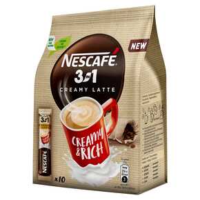 Instantná káva Nescafe 3v1 Creamy Latte vo vrecúškach 10x15g