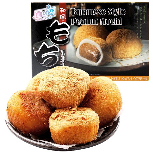 MOCHI RYŽOVÉ KUCHYNICE S ARAŠIDMI 210g