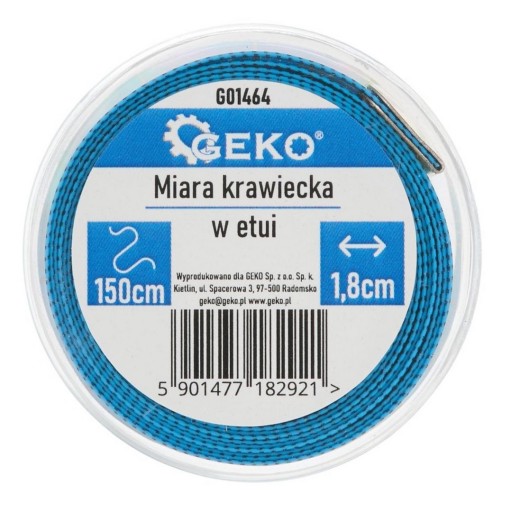 METER KRAJČÍRSKE MIERY 150CM OBOJSTRANNÝ VALOVANÝ CENTIMETER