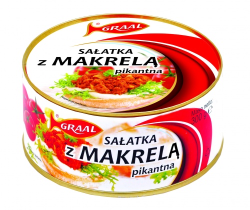 Graal pikantný makrelový šalát 0,3 kg