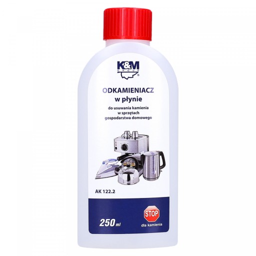 K&M TEKUTÉ ODVÁPŇOVAČ 250 ml PRE DOMÁCE SPOTREBIČE