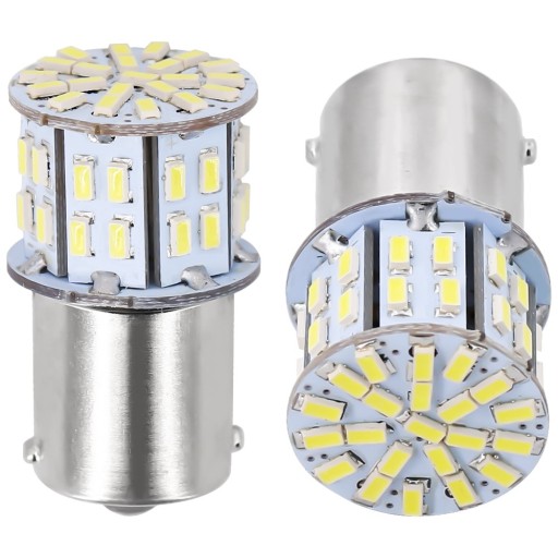 Žiarovka P21/5W 1157 BAY15D LED 50xSMD Biela Sada 2 ks.