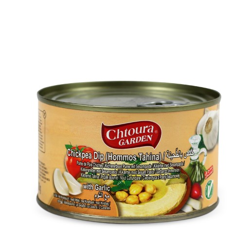 HUMMUS S TAHINI PASTA A CESNAKOM 420g CHTOURA