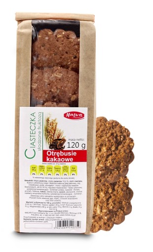 Kakaové sušienky bez pridaného cukru Malwa 120 g