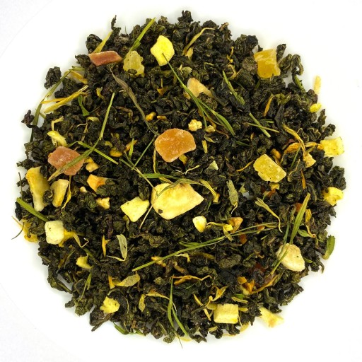 OOLONG TROPICAL TWIST čaj 100g bambus mango oulung AROMATIC