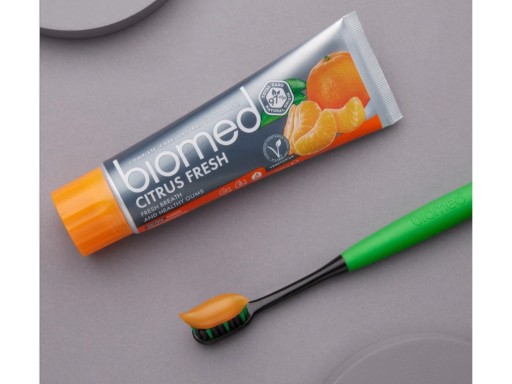 Splat Biomed Citrus Fresh zubná pasta bez fluoridu Citrusová príchuť 100g