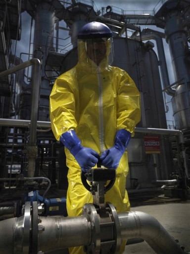 PRACOVNÉ RUKAVICE VODEODOLNÉ OLEJOvzdorné CHEMICKÉ PVC SHOWA 660 10-XL
