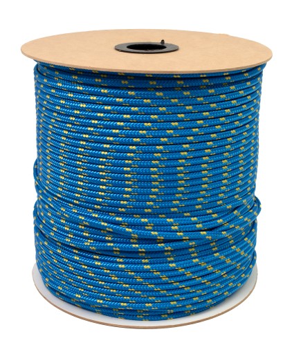 POLYPROPYLÉNOVÉ LANO Silné pletené lano 6mm 20M