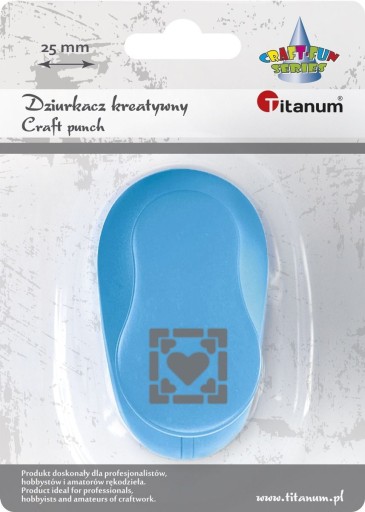 Kreatívny dierovač 25 mm Titanum Heart 67