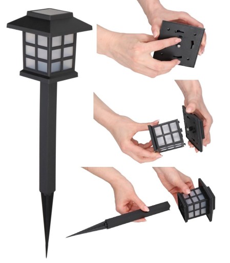 SOLÁRNE LED ZÁHRADNÉ LAMPY DOM