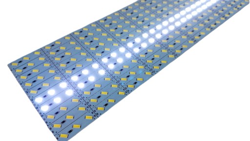 LED pásik 7030 72D studená biela tuhá 25W 0,5m