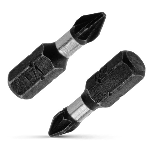 Nárazový bit PZ1 Nárazový bit 25mm | Nárazový bit pre skrutkovač 2 ks.