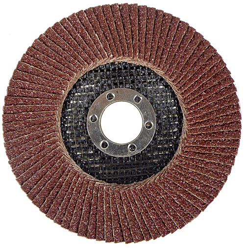 KLAPKOVÝ KOTOUČ NA BRÚSENIE DREVA, KOV, KLAPKA 125 GR 36