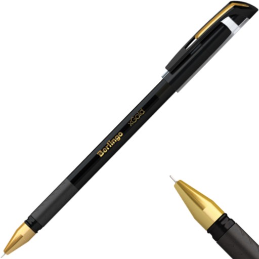 Berlingo xGold guľôčkové pero 0,7 mm čierne