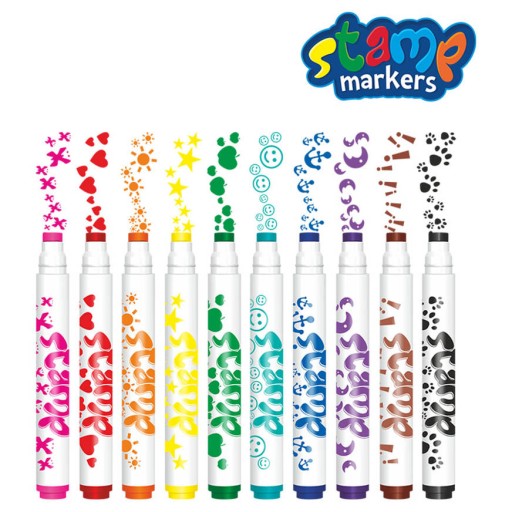 COLORINO PEČIATKY-ZNÁMKY, 10 col.