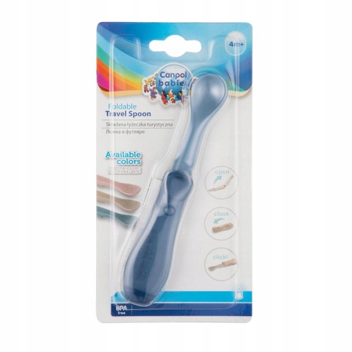 CANPOL BABIES SKLADACÍ TURISTICKÁ LYŽIČKA 4M+