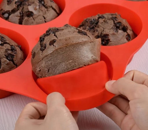 SILIKÓNOVÁ FORMA NA PEČENIE koláčikov, cupcakes, muffinov, MONOPORCIOVÁ forma