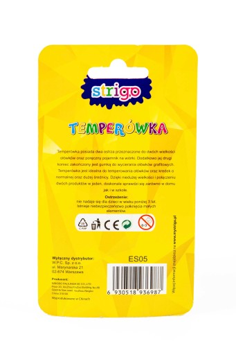 DVOJITÁ BRÚSKA S GUMA ES05 STRIGO MIX 1 ks.