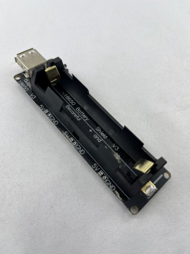 ARDUINO BATTERY SHIELD 18650 USB MICRO 3V3 5V MODUL S NABÍJANÍM
