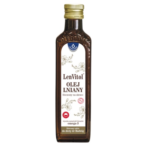 LenVitol ľanový olej lisovaný za studena 250 ml