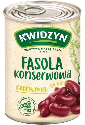 KWIDZYN KONZERVOVANÁ ČERVENÁ FAZUĽA 400G