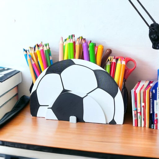 Organizér na stôl pastelky peračník darček k narodeninám FUTBALOVÝ darček