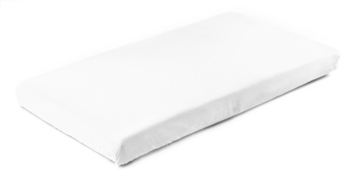 JERSEY REBROVANÁ PLACHTA, BIELA 120x60