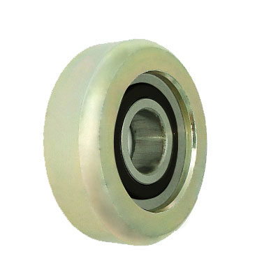 KOVOVÝ VALEC KOLESA fi. 52 mm PRE BRÁNY