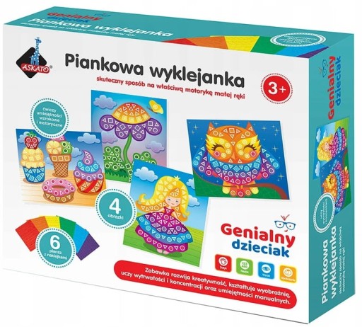 BRILANTNÁ DETSKÁ MOZAIKA NA VLEPENIE