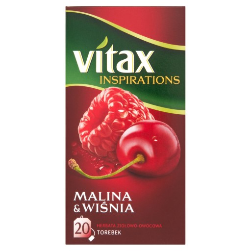Vitax Čaj Malina Čerešňa 20tb