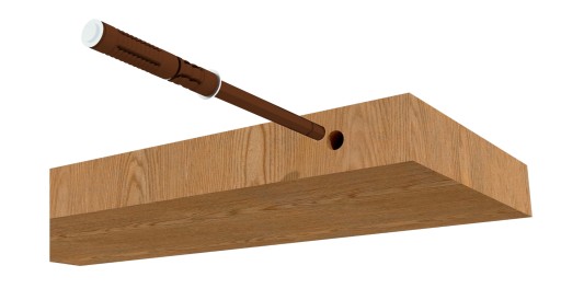 Neviditeľné rameno police, držiak police, upevnenie police, 10 x 145 mm